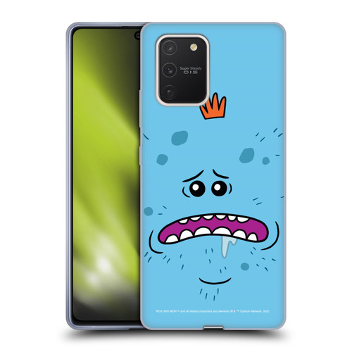 Rick And Morty Season 4 Graphics Mr. Meeseeks Soft Gel Case for Samsung Galaxy S10 Lite