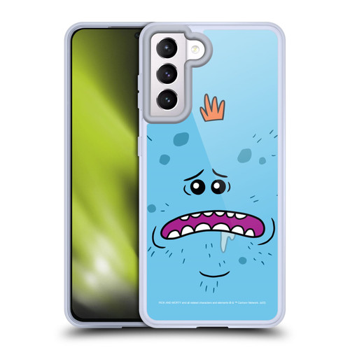 Rick And Morty Season 4 Graphics Mr. Meeseeks Soft Gel Case for Samsung Galaxy S21 5G