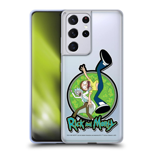 Rick And Morty Season 4 Graphics Character Art Soft Gel Case for Samsung Galaxy S21 Ultra 5G