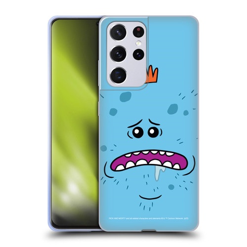 Rick And Morty Season 4 Graphics Mr. Meeseeks Soft Gel Case for Samsung Galaxy S21 Ultra 5G
