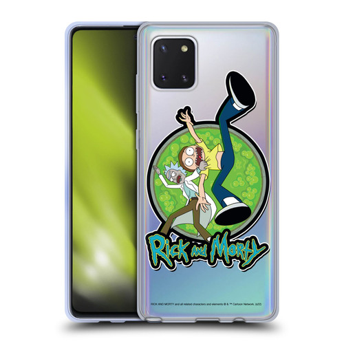 Rick And Morty Season 4 Graphics Character Art Soft Gel Case for Samsung Galaxy Note10 Lite