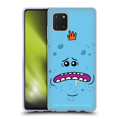 Rick And Morty Season 4 Graphics Mr. Meeseeks Soft Gel Case for Samsung Galaxy Note10 Lite