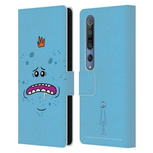 Rick And Morty Season 4 Graphics Mr. Meeseeks Leather Book Wallet Case Cover For Xiaomi Mi 10 5G / Mi 10 Pro 5G