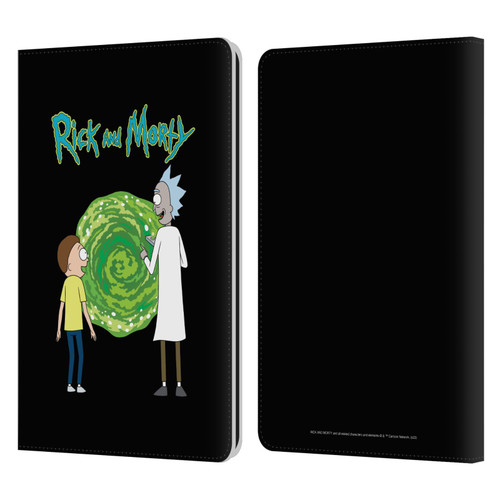 Rick And Morty Season 5 Graphics Character Art Leather Book Wallet Case Cover For Amazon Kindle Paperwhite 1 / 2 / 3