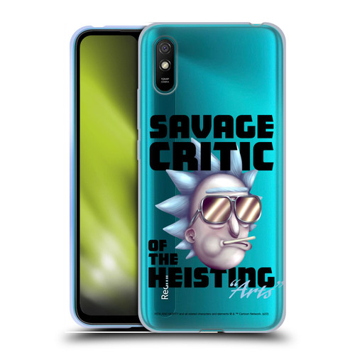 Rick And Morty Season 4 Graphics Savage Critic Soft Gel Case for Xiaomi Redmi 9A / Redmi 9AT