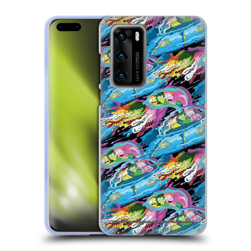 Rick And Morty Season 5 Graphics Warp Pattern Soft Gel Case for Huawei P40 5G