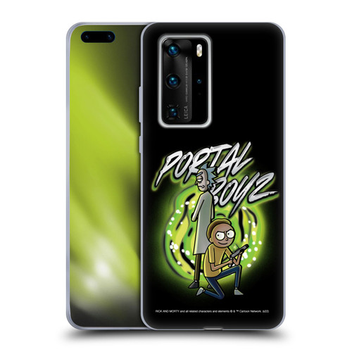 Rick And Morty Season 5 Graphics Portal Boyz Soft Gel Case for Huawei P40 Pro / P40 Pro Plus 5G
