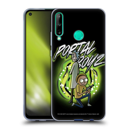 Rick And Morty Season 5 Graphics Portal Boyz Soft Gel Case for Huawei P40 lite E