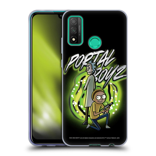 Rick And Morty Season 5 Graphics Portal Boyz Soft Gel Case for Huawei P Smart (2020)