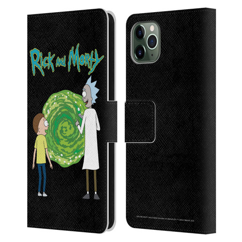 Rick And Morty Season 5 Graphics Character Art Leather Book Wallet Case Cover For Apple iPhone 11 Pro Max