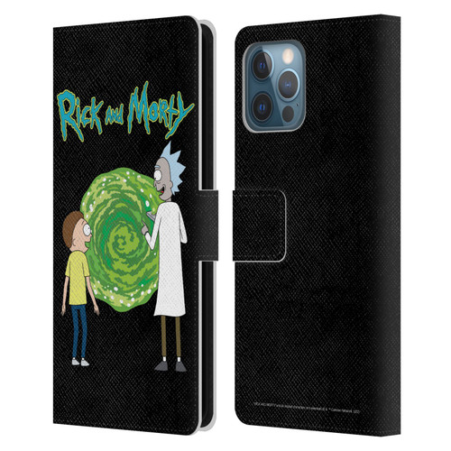 Rick And Morty Season 5 Graphics Character Art Leather Book Wallet Case Cover For Apple iPhone 12 Pro Max