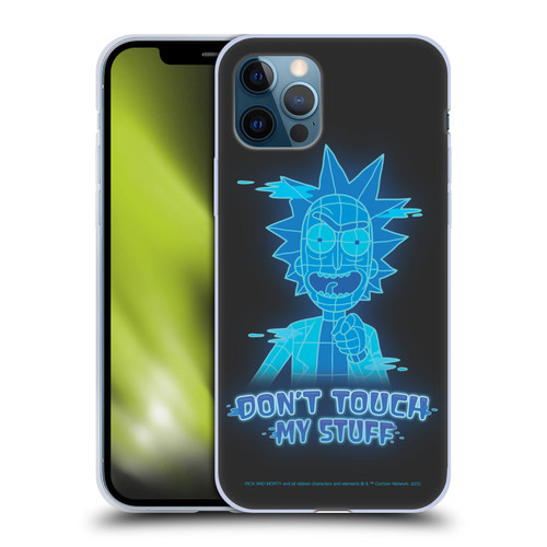 Rick And Morty Season 5 Graphics Don't Touch My Stuff Soft Gel Case for Apple iPhone 12 / iPhone 12 Pro