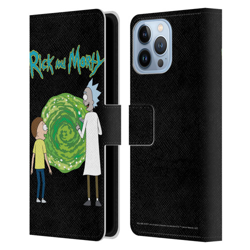 Rick And Morty Season 5 Graphics Character Art Leather Book Wallet Case Cover For Apple iPhone 13 Pro Max