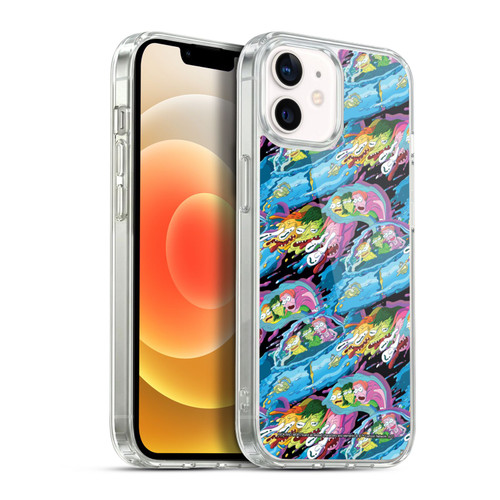 Rick And Morty Season 5 Graphics Warp Pattern Soft Gel Case for Apple iPhone 12 / iPhone 12 Pro & MagSafe