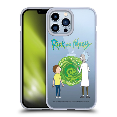 Rick And Morty Season 5 Graphics Character Art Soft Gel Case for Apple iPhone 13 Pro Max & MagSafe