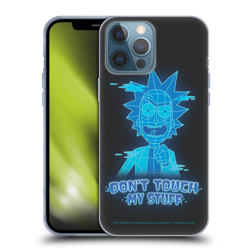 Rick And Morty Season 5 Graphics Don't Touch My Stuff Soft Gel Case for Apple iPhone 13 Pro Max