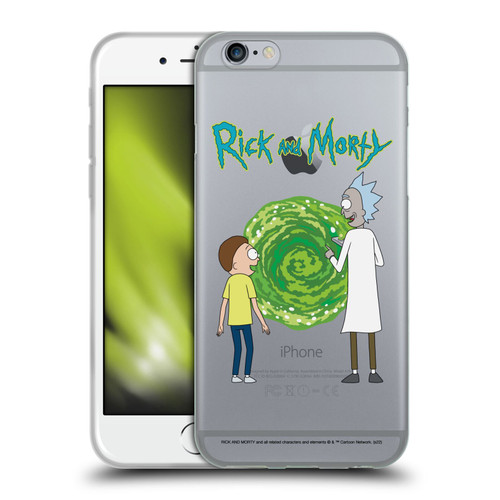 Rick And Morty Season 5 Graphics Character Art Soft Gel Case for Apple iPhone 6 / iPhone 6s