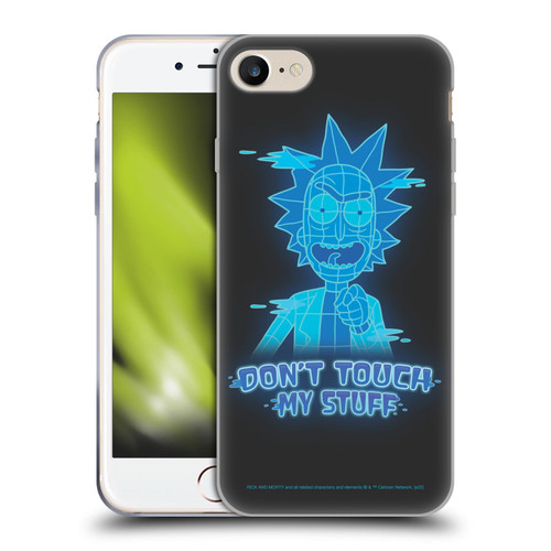 Rick And Morty Season 5 Graphics Don't Touch My Stuff Soft Gel Case for Apple iPhone 7 / 8 / SE 2020 & 2022