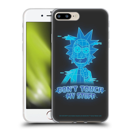 Rick And Morty Season 5 Graphics Don't Touch My Stuff Soft Gel Case for Apple iPhone 7 Plus / iPhone 8 Plus