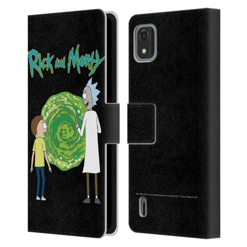 Rick And Morty Season 5 Graphics Character Art Leather Book Wallet Case Cover For Nokia C2 2nd Edition