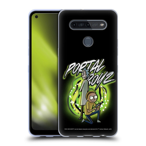 Rick And Morty Season 5 Graphics Portal Boyz Soft Gel Case for LG K51S