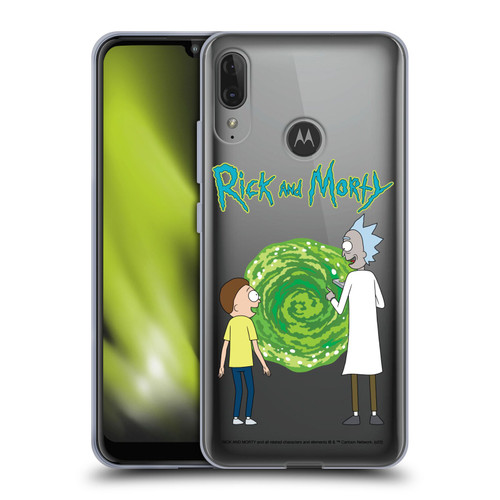 Rick And Morty Season 5 Graphics Character Art Soft Gel Case for Motorola Moto E6 Plus