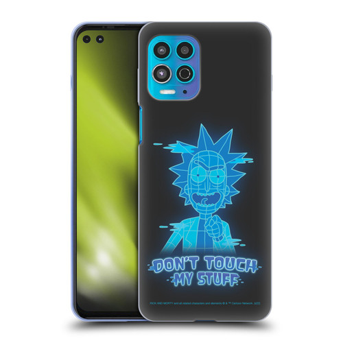 Rick And Morty Season 5 Graphics Don't Touch My Stuff Soft Gel Case for Motorola Moto G100