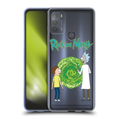 Rick And Morty Season 5 Graphics Character Art Soft Gel Case for Motorola Moto G50