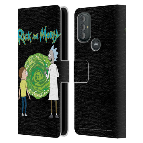 Rick And Morty Season 5 Graphics Character Art Leather Book Wallet Case Cover For Motorola Moto G10 / Moto G20 / Moto G30