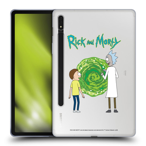 Rick And Morty Season 5 Graphics Character Art Soft Gel Case for Samsung Galaxy Tab S8
