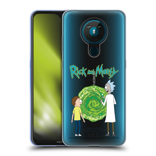 Rick And Morty Season 5 Graphics Character Art Soft Gel Case for Nokia 5.3