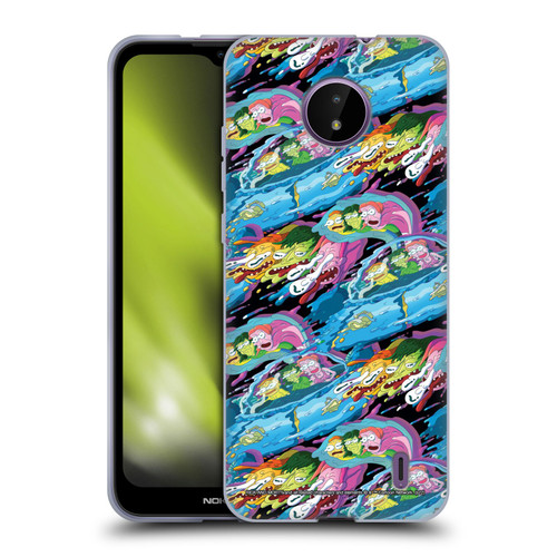 Rick And Morty Season 5 Graphics Warp Pattern Soft Gel Case for Nokia C10 / C20