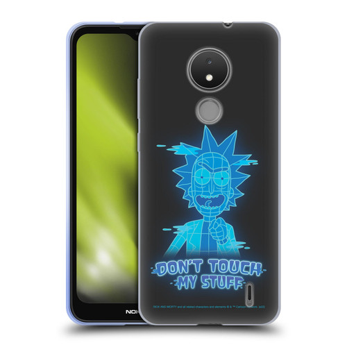 Rick And Morty Season 5 Graphics Don't Touch My Stuff Soft Gel Case for Nokia C21