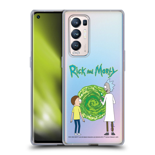 Rick And Morty Season 5 Graphics Character Art Soft Gel Case for OPPO Find X3 Neo / Reno5 Pro+ 5G