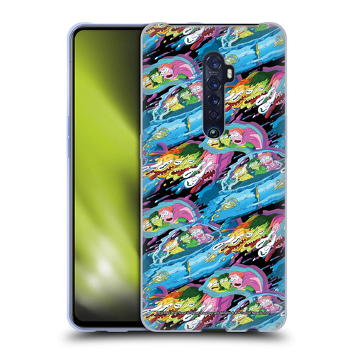 Rick And Morty Season 5 Graphics Warp Pattern Soft Gel Case for OPPO Reno 2