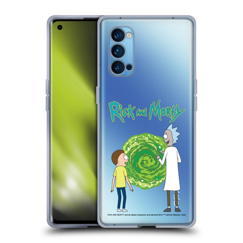 Rick And Morty Season 5 Graphics Character Art Soft Gel Case for OPPO Reno 4 Pro 5G