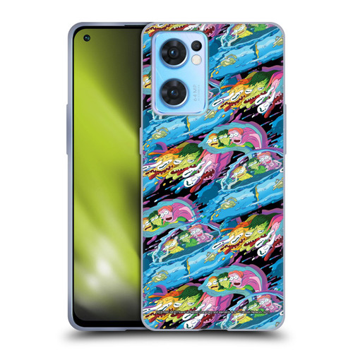 Rick And Morty Season 5 Graphics Warp Pattern Soft Gel Case for OPPO Reno7 5G / Find X5 Lite