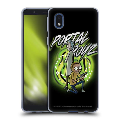 Rick And Morty Season 5 Graphics Portal Boyz Soft Gel Case for Samsung Galaxy A01 Core (2020)