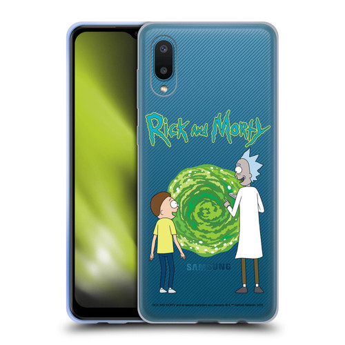 Rick And Morty Season 5 Graphics Character Art Soft Gel Case for Samsung Galaxy A02/M02 (2021)