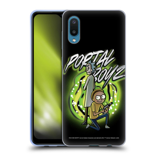 Rick And Morty Season 5 Graphics Portal Boyz Soft Gel Case for Samsung Galaxy A02/M02 (2021)