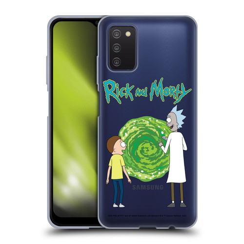 Rick And Morty Season 5 Graphics Character Art Soft Gel Case for Samsung Galaxy A03s (2021)