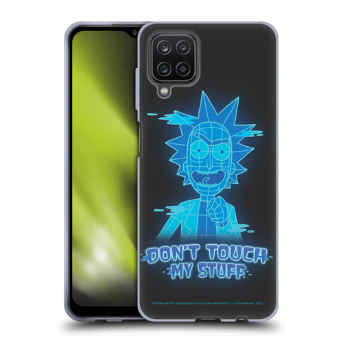 Rick And Morty Season 5 Graphics Don't Touch My Stuff Soft Gel Case for Samsung Galaxy A12 (2020)