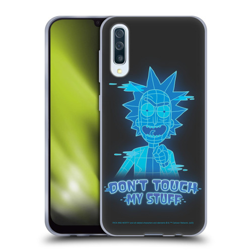 Rick And Morty Season 5 Graphics Don't Touch My Stuff Soft Gel Case for Samsung Galaxy A50/A30s (2019)
