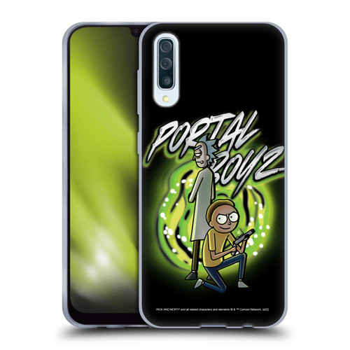 Rick And Morty Season 5 Graphics Portal Boyz Soft Gel Case for Samsung Galaxy A50/A30s (2019)