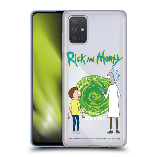 Rick And Morty Season 5 Graphics Character Art Soft Gel Case for Samsung Galaxy A71 (2019)
