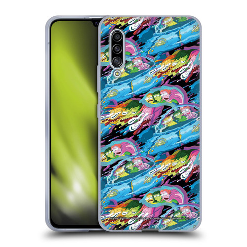 Rick And Morty Season 5 Graphics Warp Pattern Soft Gel Case for Samsung Galaxy A90 5G (2019)