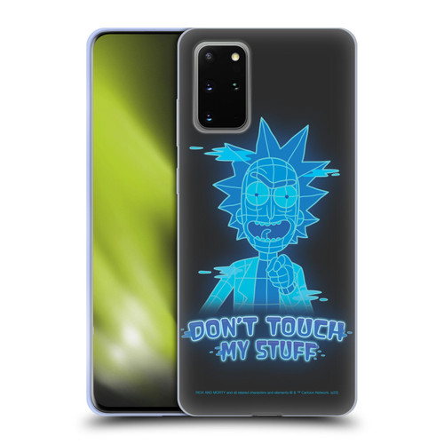 Rick And Morty Season 5 Graphics Don't Touch My Stuff Soft Gel Case for Samsung Galaxy S20+ / S20+ 5G