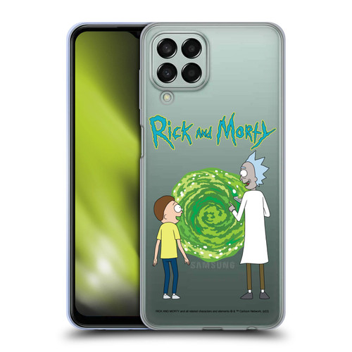 Rick And Morty Season 5 Graphics Character Art Soft Gel Case for Samsung Galaxy M33 (2022)