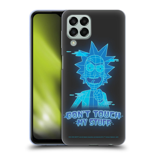 Rick And Morty Season 5 Graphics Don't Touch My Stuff Soft Gel Case for Samsung Galaxy M33 (2022)