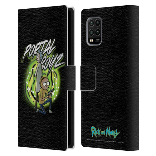 Rick And Morty Season 5 Graphics Portal Boyz Leather Book Wallet Case Cover For Xiaomi Mi 10 Lite 5G